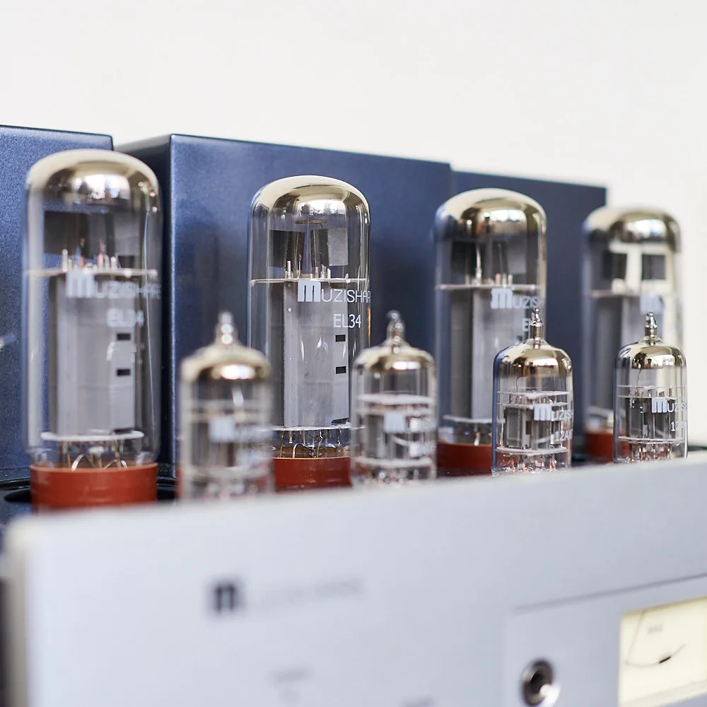UPGRADED Muzishare X5 EL34 Vacuum Tube Integrated Amp with Headphone Out - Image 7