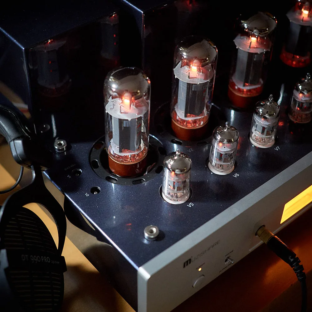 UPGRADED Muzishare X5 EL34 Vacuum Tube Integrated Amp with Headphone Out - Image 19