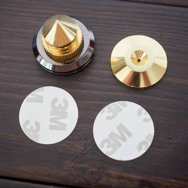 Gold-plated Metal Speaker/Isolation Spikes Set - Image 3