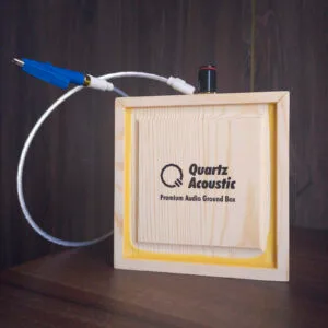 QA Premium Audio Ground Box with Crocodile Clip Cable INCLUDED