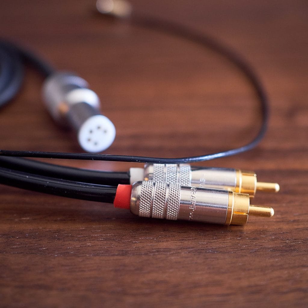 Gotham GAC4/1 Starquad Tonearm Cable Female DIN with Switchcraft RCA
