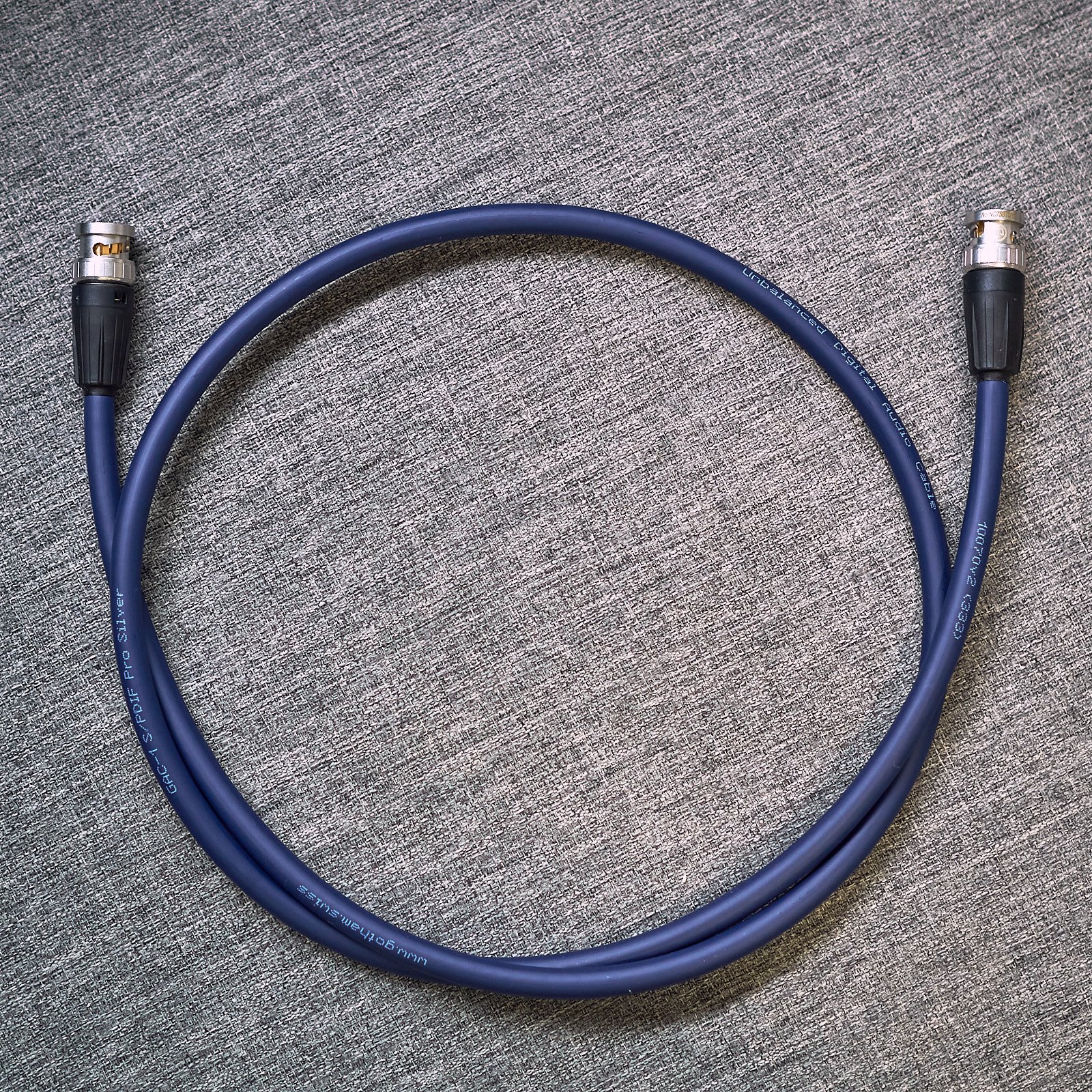 Gotham GAC-1 10070v2 S/PDIF High End Silver 75 Ohm Coax Digital Audio Cable