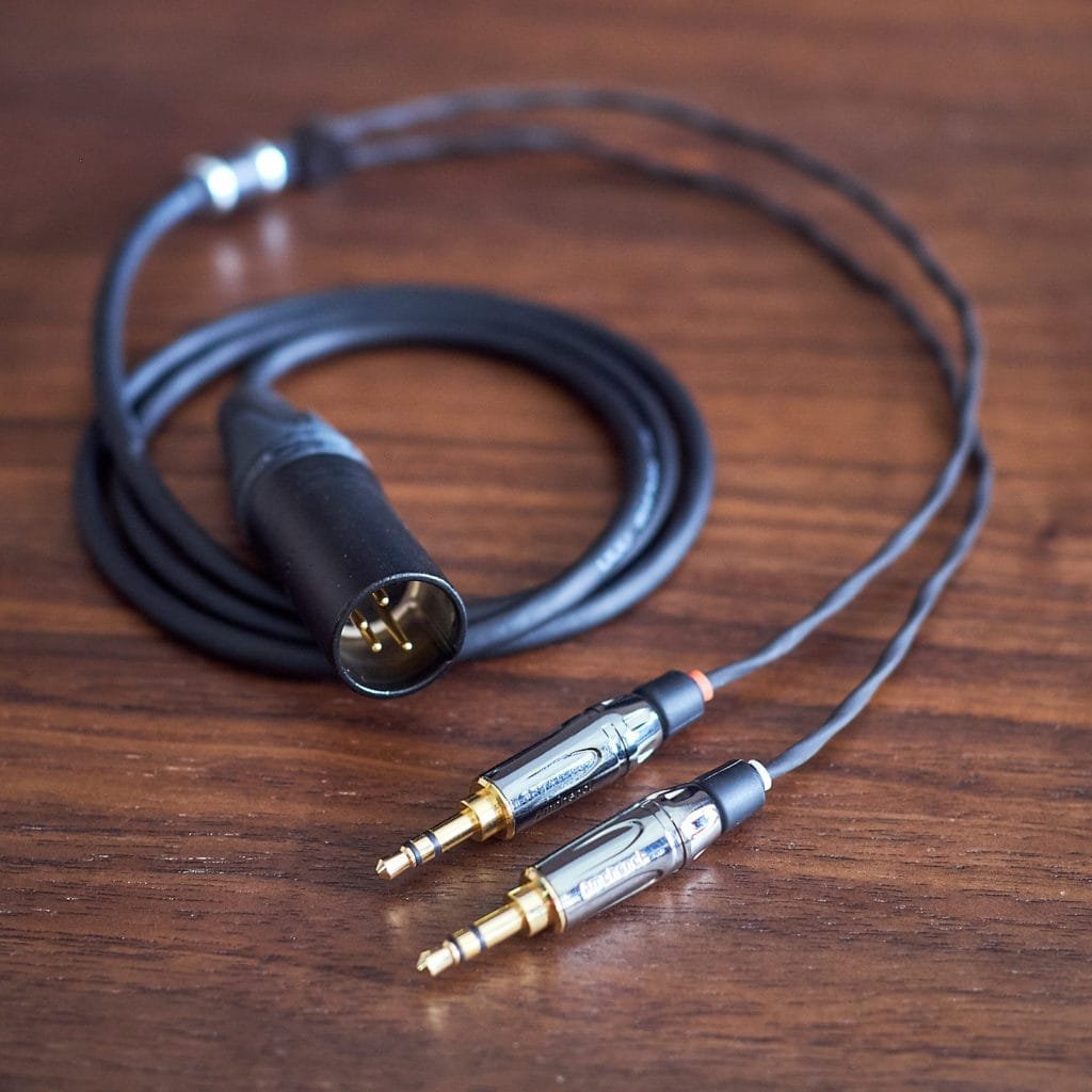 Gotham 4pin XLR to 3.5mm Balanced Headphone Cable Quartz Acoustic Pte Ltd