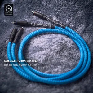 Gotham-KLE STAR SERIES UPAB – Enveloping Wide Soundstage High-end Purest Silver/Copper Alloy Pin RCA Cables