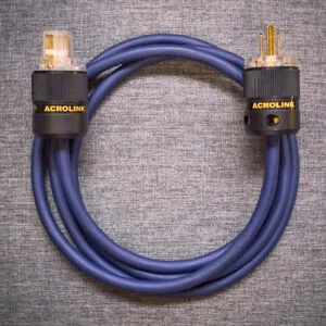 Gotham Cable 85025 Audiophile Power Cord with Upgraded Gold-plated