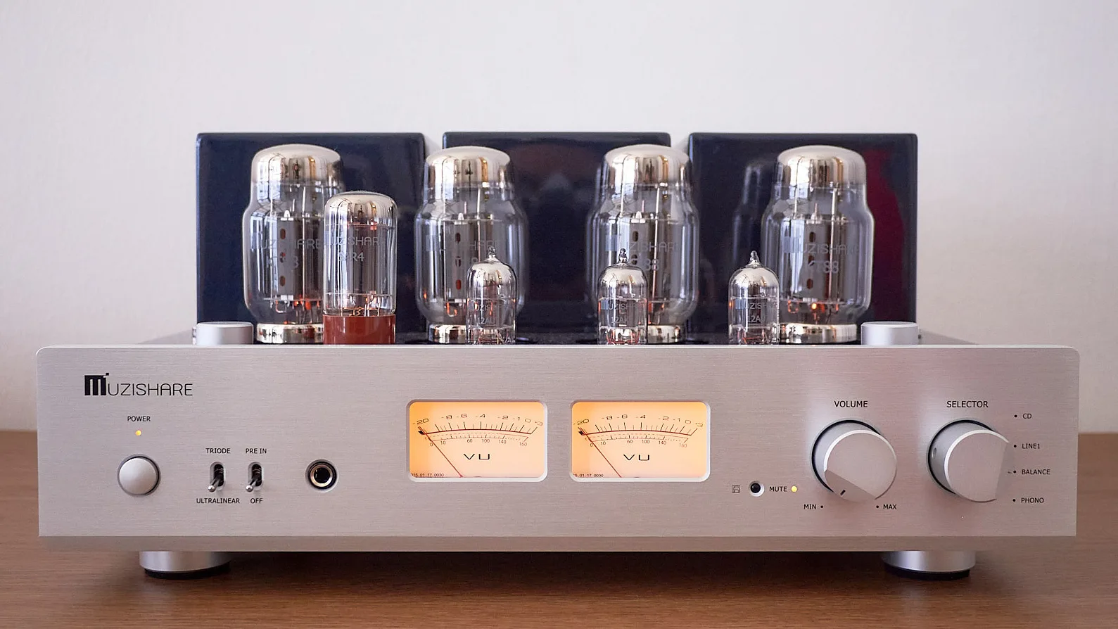 Muzishare X7 KT88 Class AB Push-pull Integrated Tube Amp in